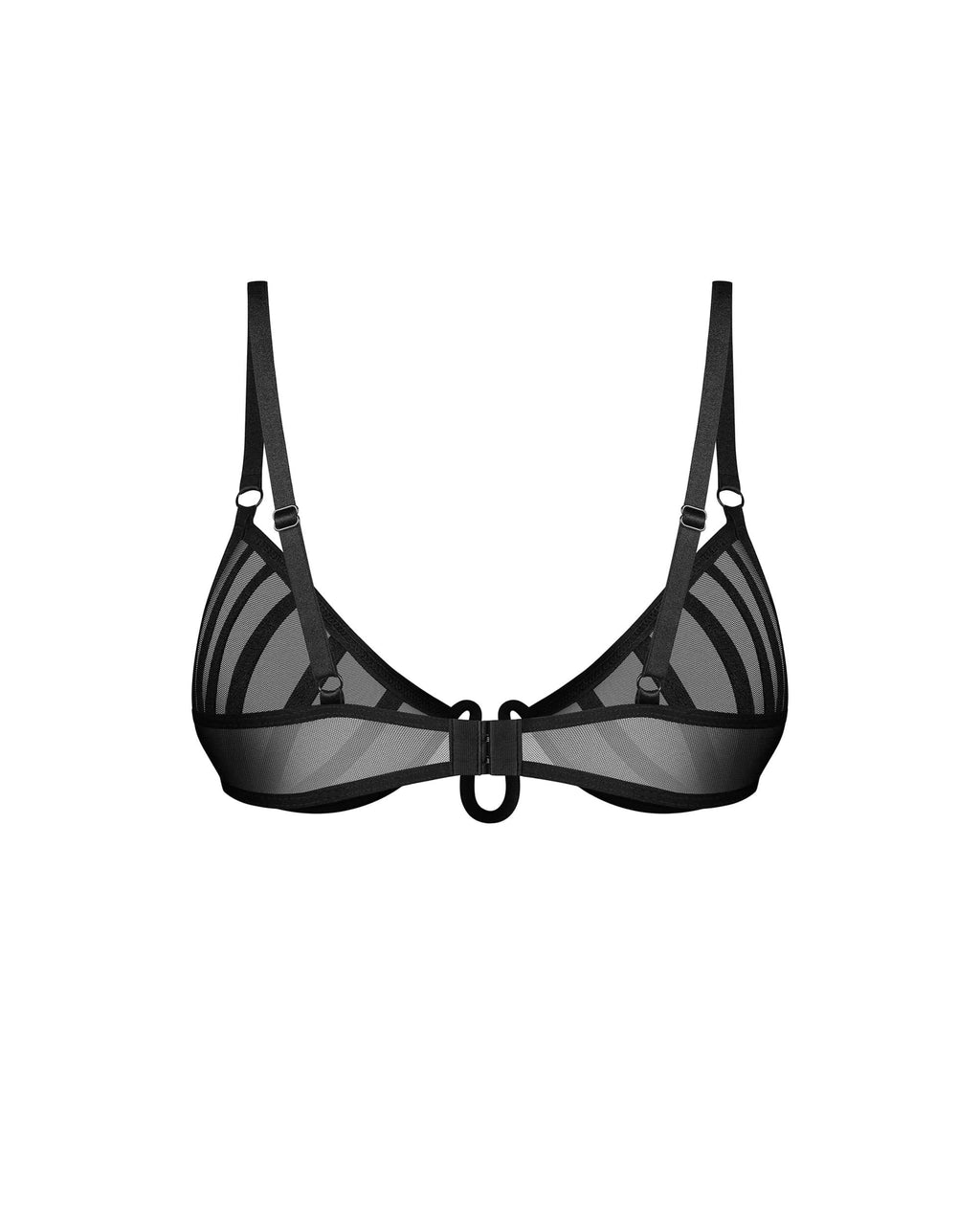 Aurorium demi-soutien-gorge noir - vue 2