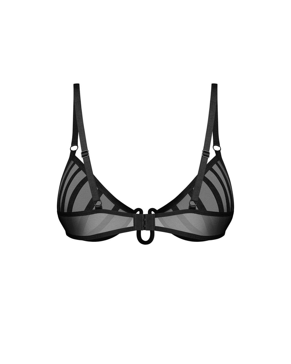 Aurorium demi-soutien-gorge noir - vue 2