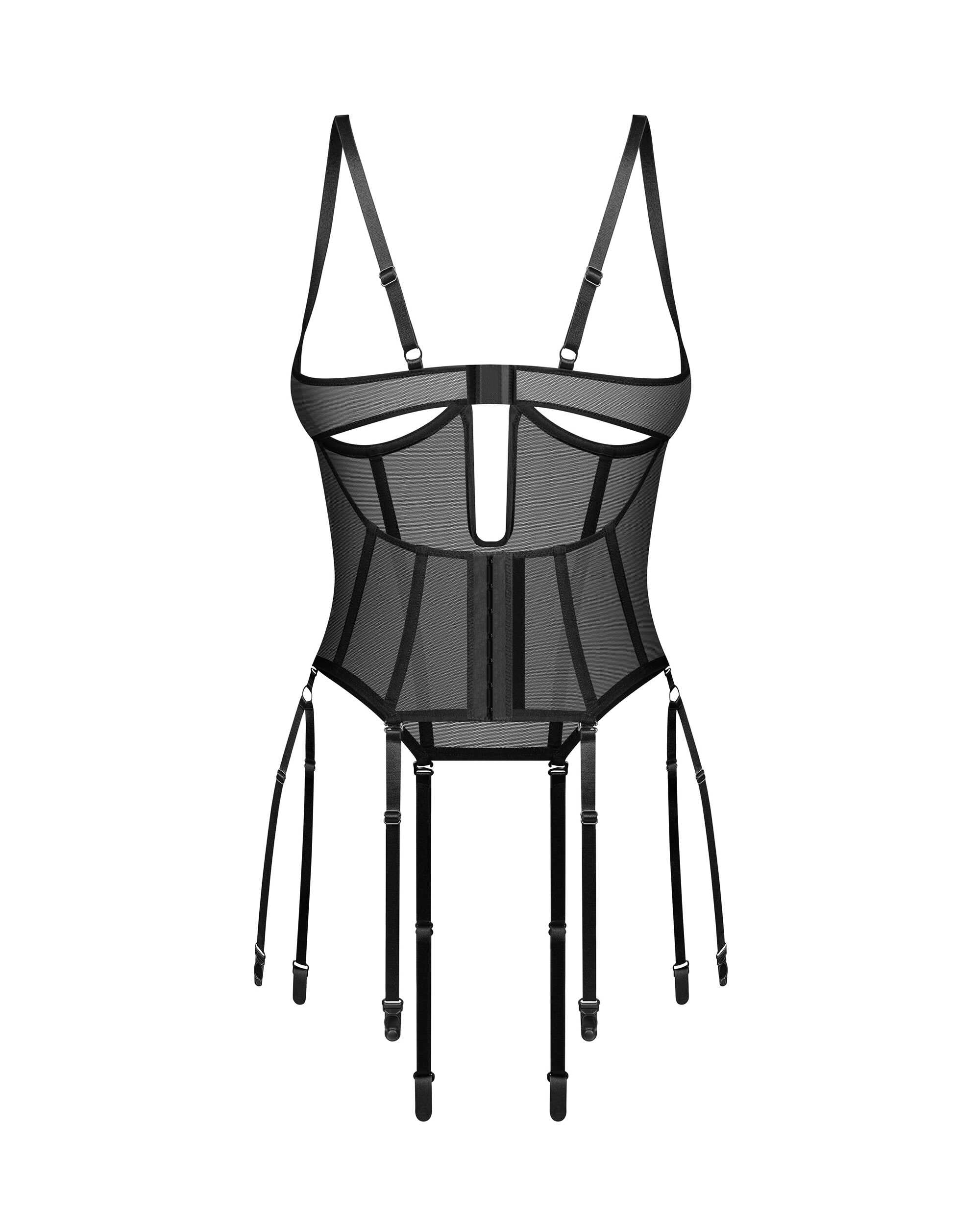Euphori corset - Noir - vue 8