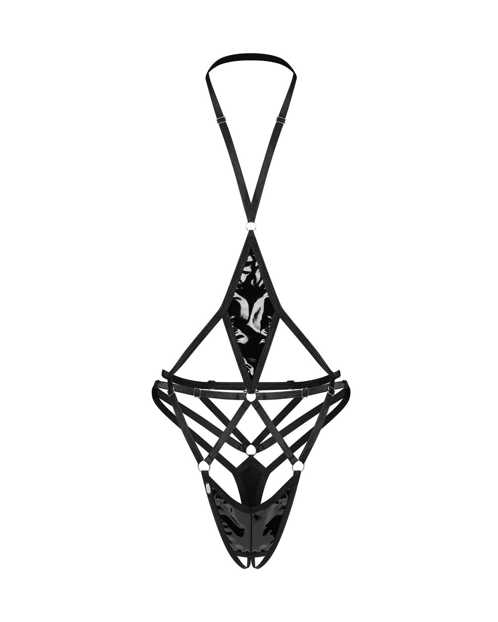 Keira Lise body ouvert noir - vue 10