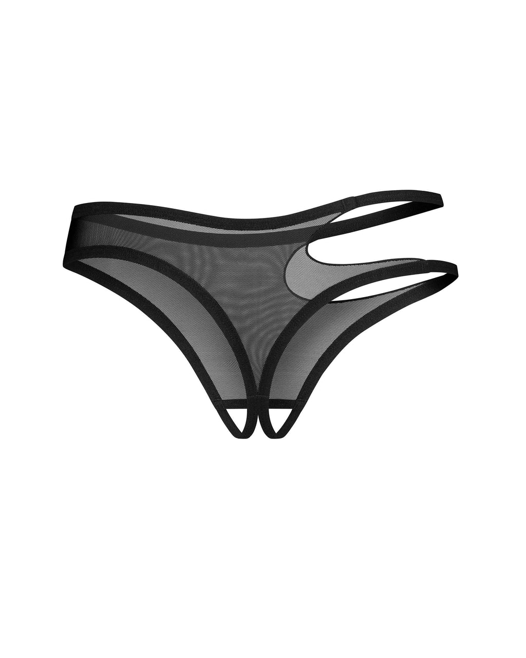 Saturis string ouvert noir - vue 5