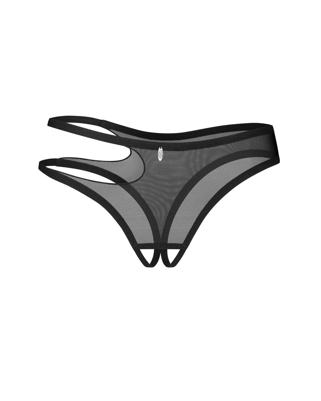 Saturis string ouvert noir - vue 4