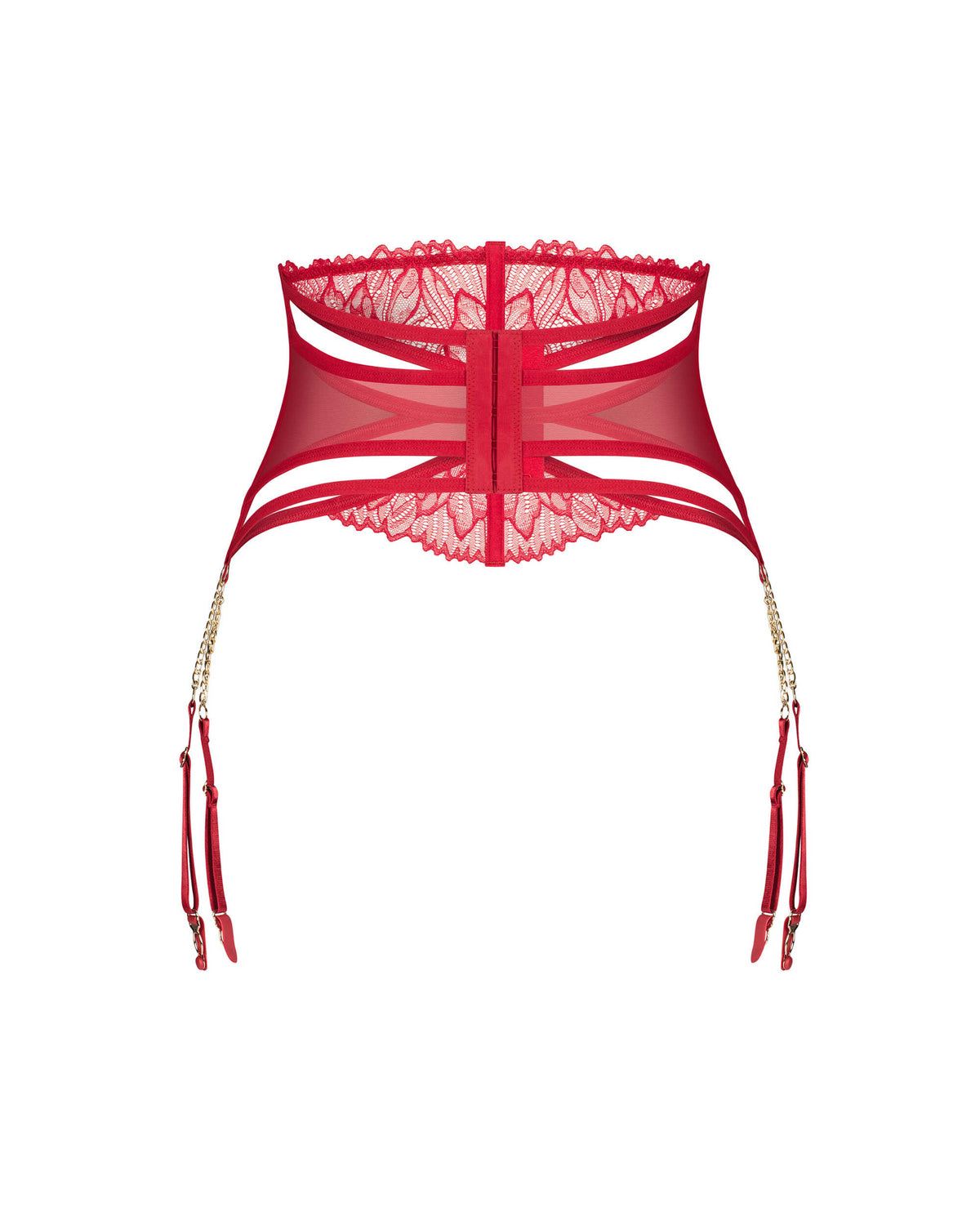 Matildea porte-jarretelles - Rouge - vue 6