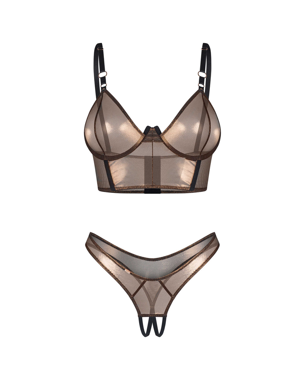 Soranna top et string ouvert - vue 7