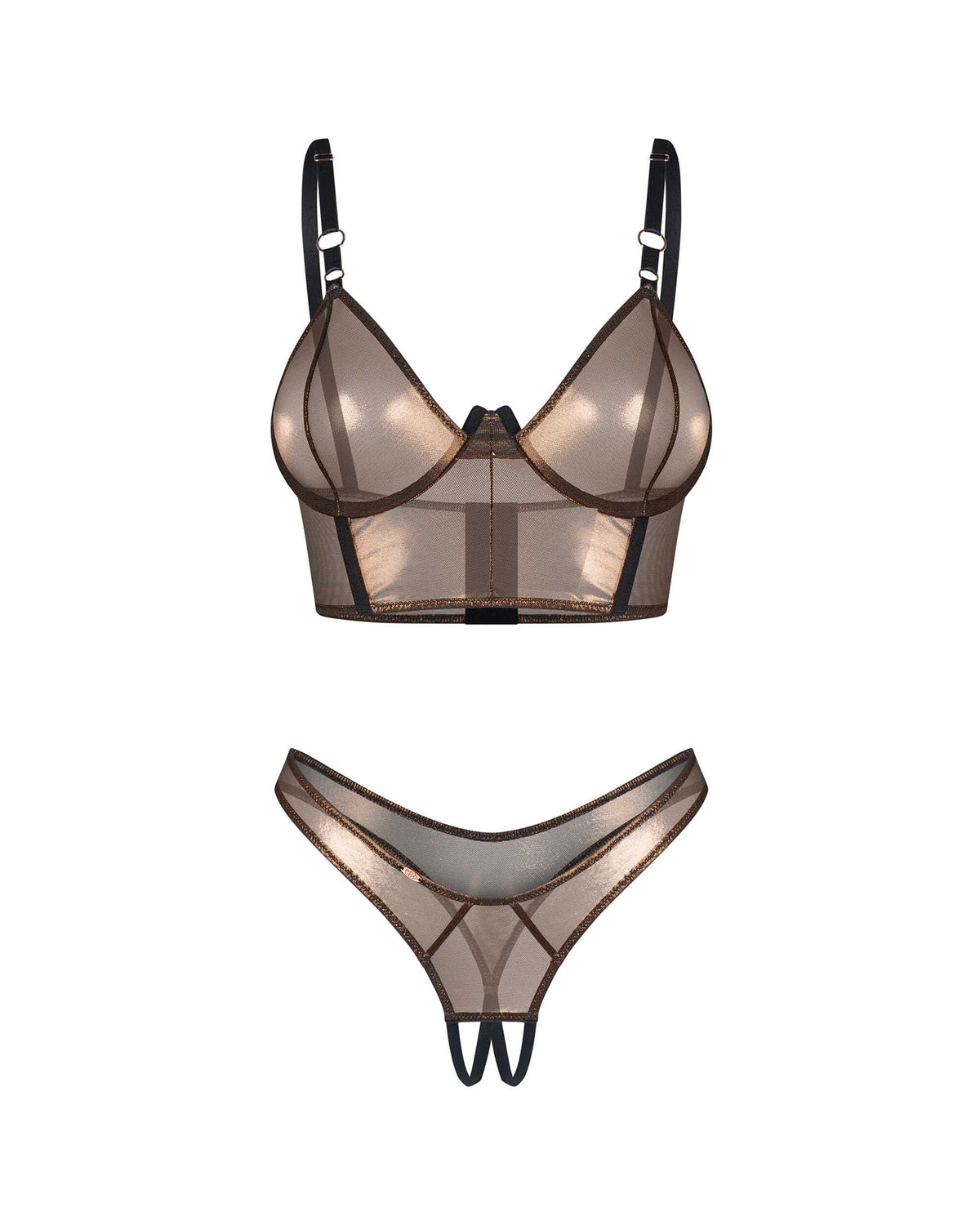 Soranna top et string ouvert - vue 7