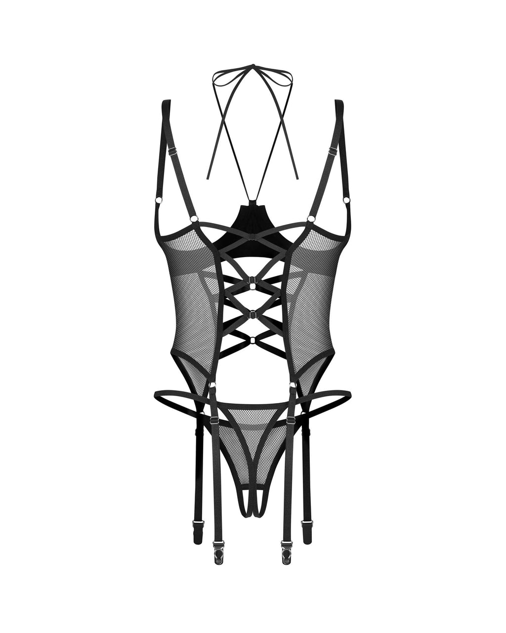 Dominna corset et string ouverts - vue 8