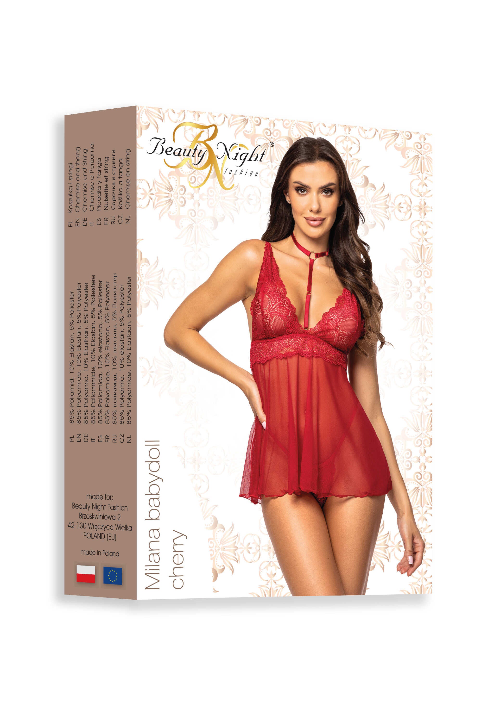 Milana babydoll - Cherry - vue 8