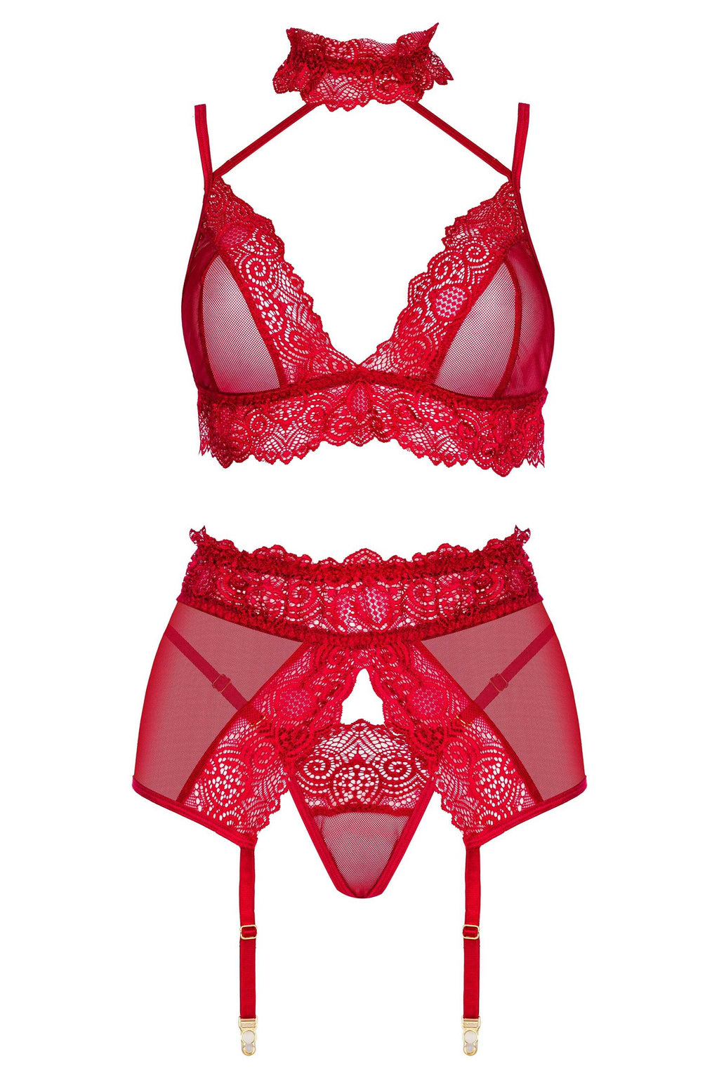 Velvet sin ensemble lingerie - Cherry - vue 6