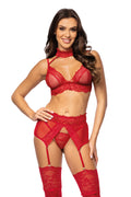 Velvet sin ensemble lingerie - Cherry - Beauty Night