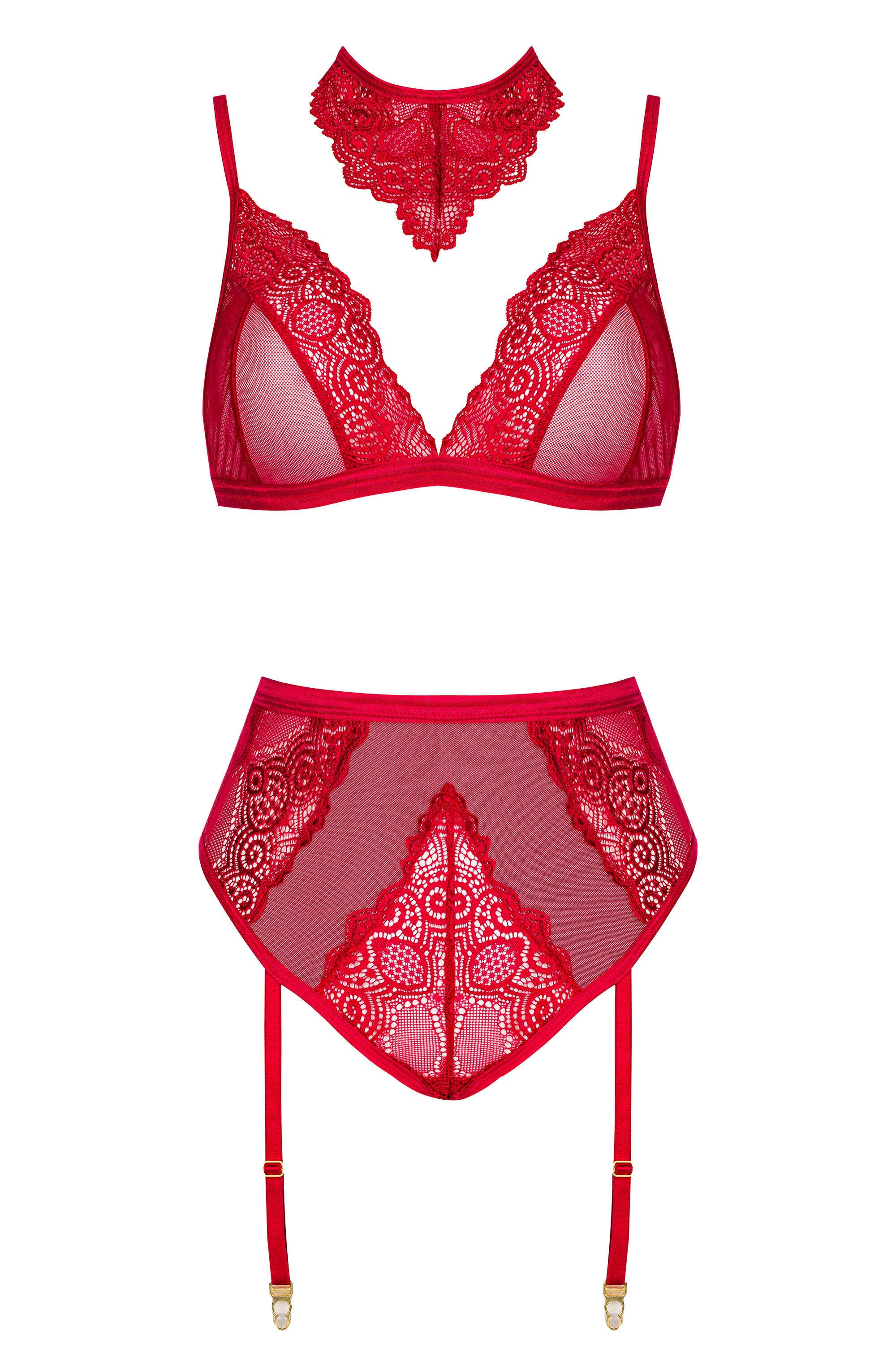 Cristalyn ensemble lingerie - Cherry - vue 19