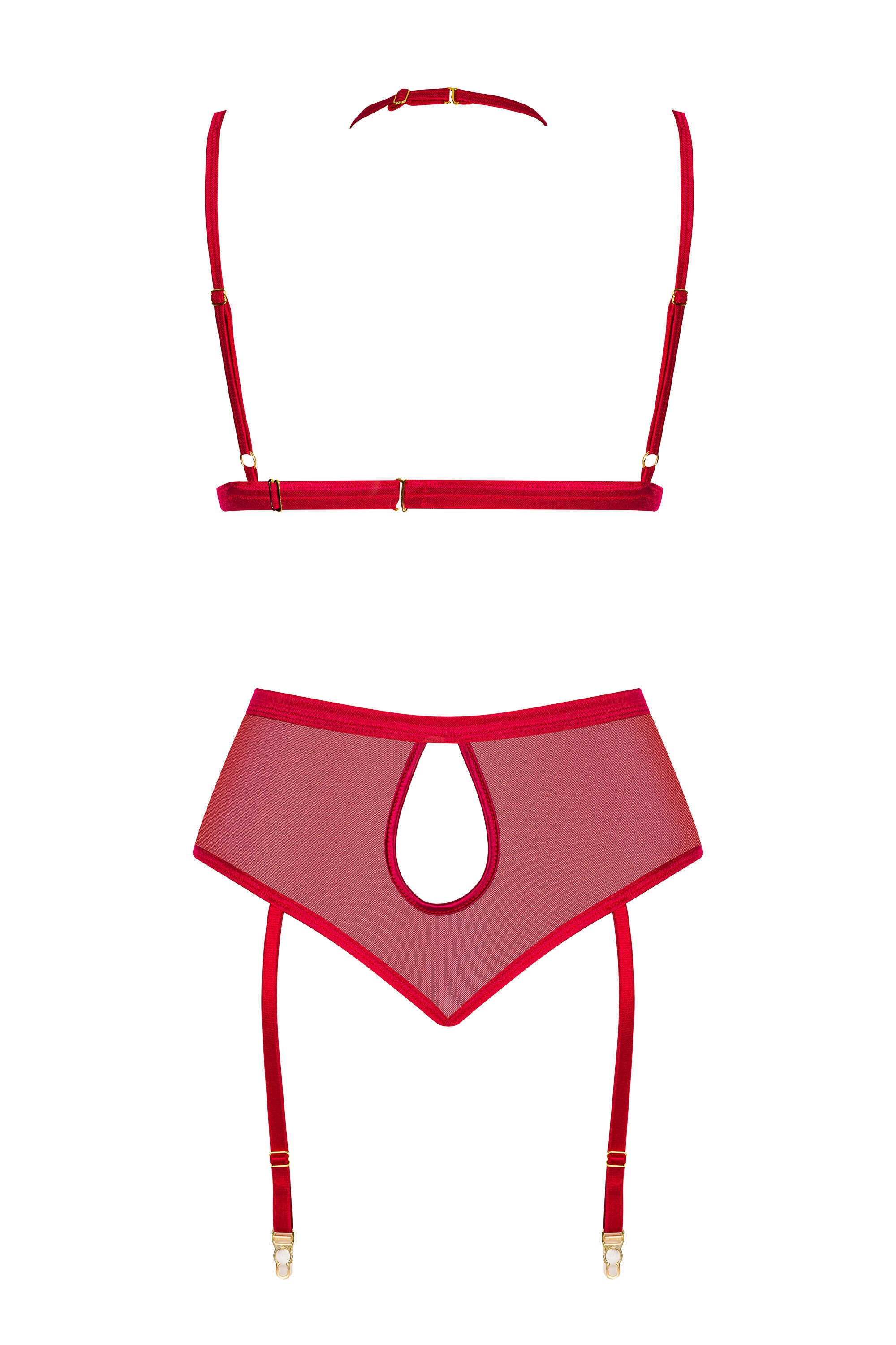 Cristalyn ensemble lingerie - Cherry - vue 20