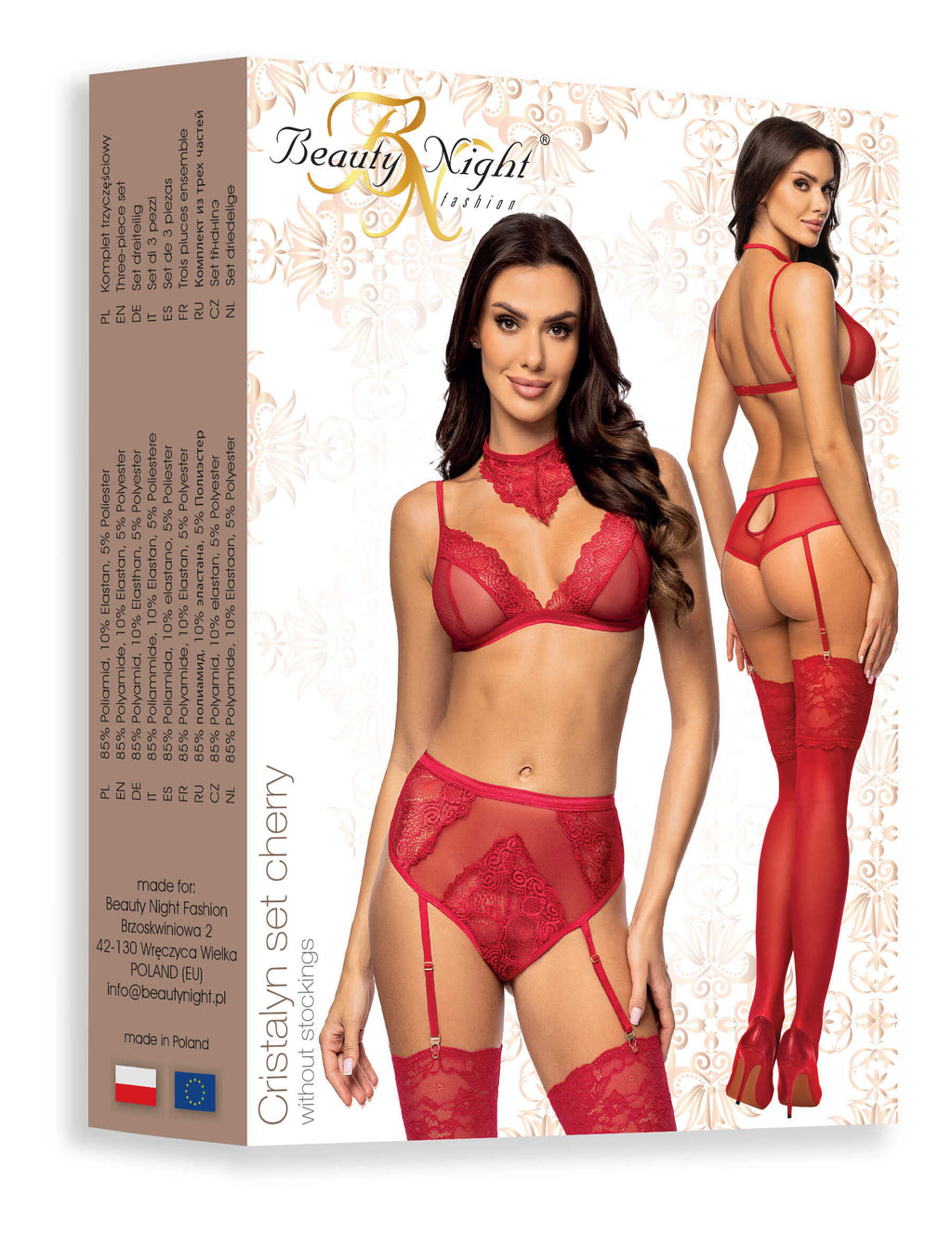 Cristalyn ensemble lingerie - Cherry - vue 21