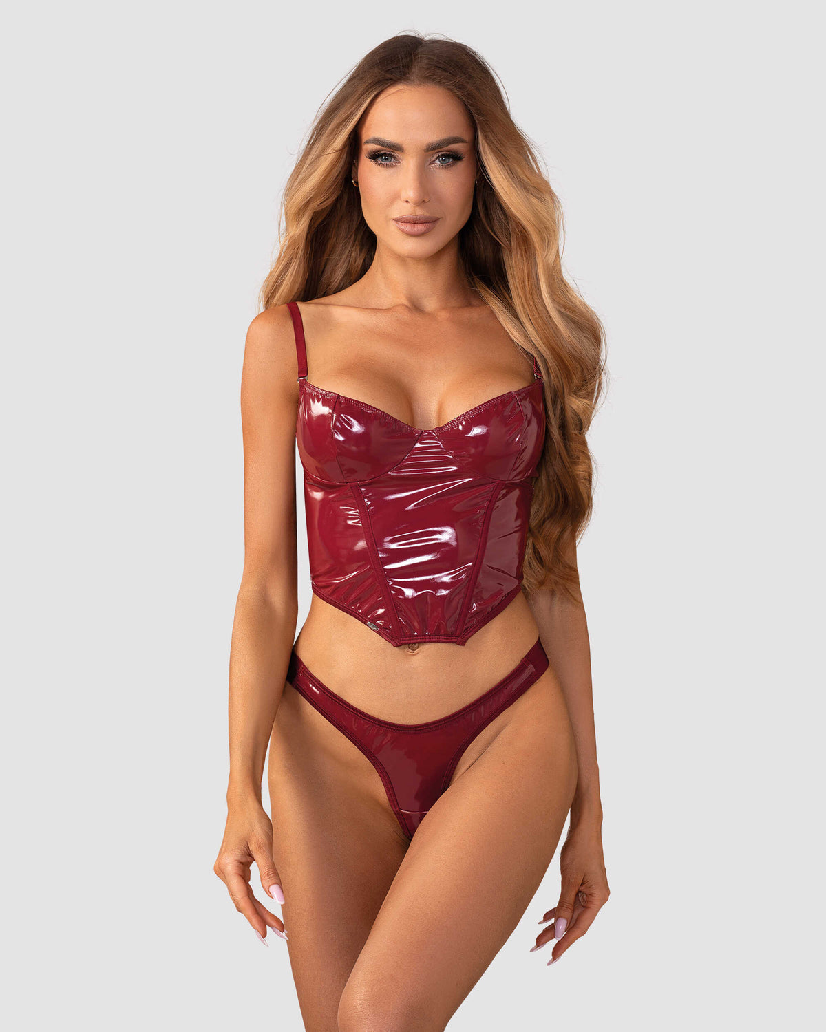 Redya Corset et string rouge - vue 2
